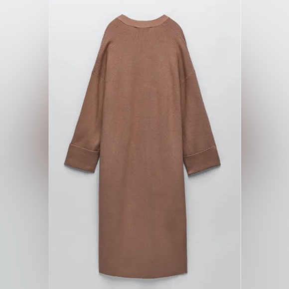 Zara Long Knit Jacket - Picture 8 of 13